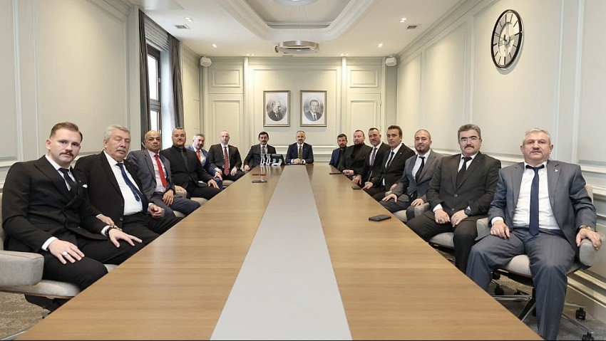 Mhp il ve İlçe Başkanları İçişleri Bakan Yardımcısı Bülent Turan ile bir araya geldi.