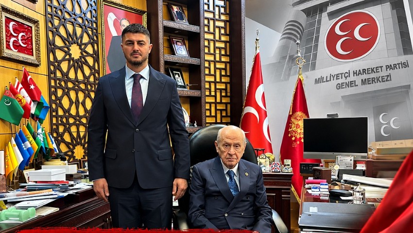 MHP İL BAŞKANI SALİH ALTINKAYA’DAN GENEL BAŞKAN BAHÇELİ’YE GENEL MERKEZ ZİYARETİ