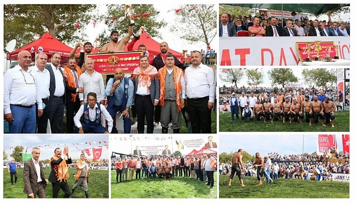 Bayramiç'te yağlı güreş heyecanı