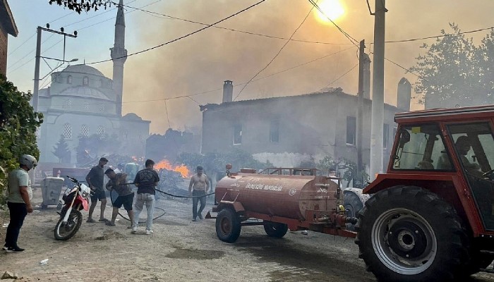 Bayramiç’te Orman Yangını: 26 Konut ve 5 Ahır Ağır Hasar Gördü