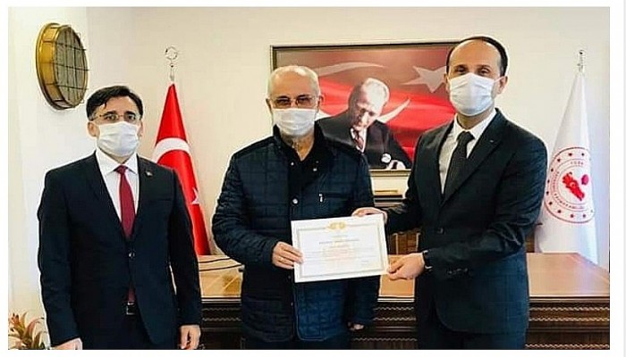Emekli Öğretmenlere Hizmet Şeref Belgesi