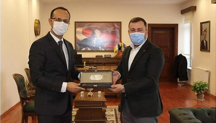 Başkan Yüksel, Kaymakam Gökdemir’i Ziyaret Etti.