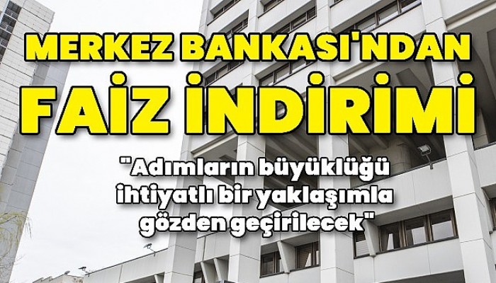 Merkez Bankası faiz kararını açıkladı