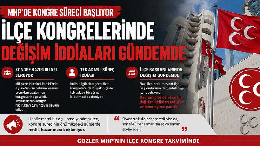 MHP’DE GÖZLER İLÇE KONGRELERİNDE: DEĞİŞİM İDDİALARI GÜNDEMDE