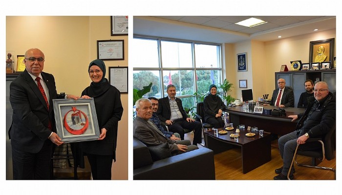 Başkan Abdullah Deniz’e Ak Parti Merkez İlçe Başkanlığından Ziyaret