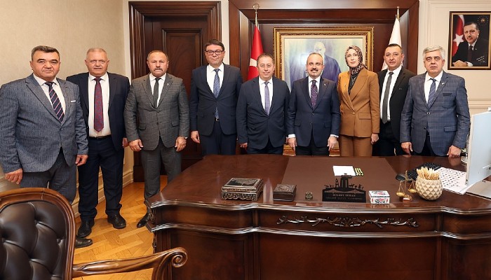 Çanakkale Esnaf ve Sanatkarlar Odası’ndan Turan’a ziyaret