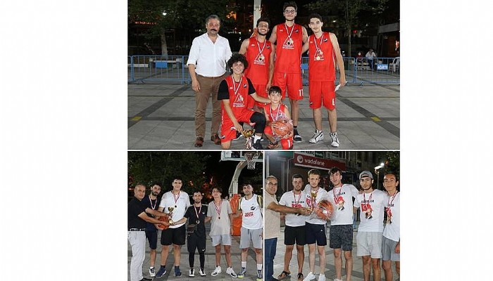 Streetball (sokak basketbolu) turnuvasında final heyecanı yaşandı.