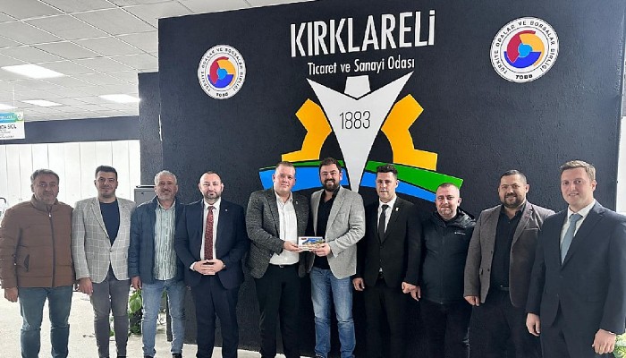 TOBB ÇANAKKALE GENÇ GİRİŞİMCİLER KURULUNDAN ,KIRKLARELİ TSO’YA ZİYARET