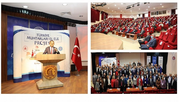 “Türkiye Muhtarları El Ele” Projesi Toplantısı Düzenlendi