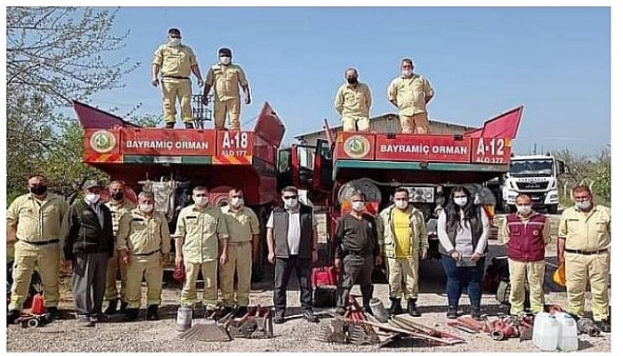 Ormanda 90 Kişiye Eğitim Verildi