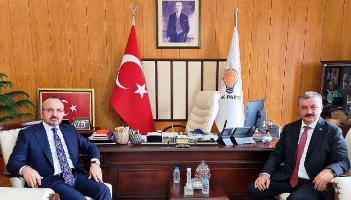 Bülent Turan Diyarbakır Gençlik ve Spor İl Müdürü Nüammer Uslu’yu misafir etti.