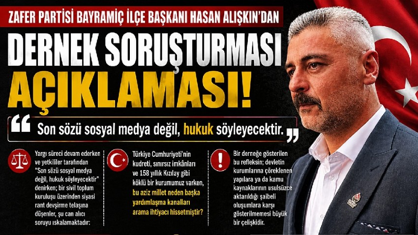 Hasan Alışkın'dan Dernek Soruşturması Açıklaması: 
