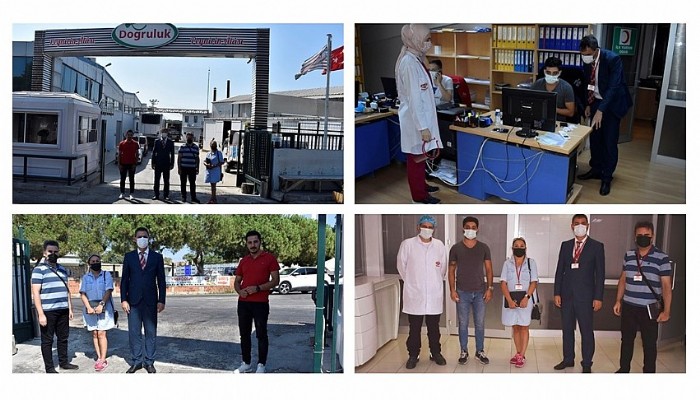 İşkur Yetkililerinden Ezine’deki Süt ve Süt Ürünleri Firmalarına Ziyaret