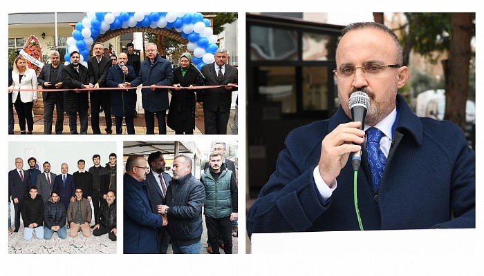 Turan, Özel Marifet Öğrenci Yurdu’nun açılışına katıldı.
