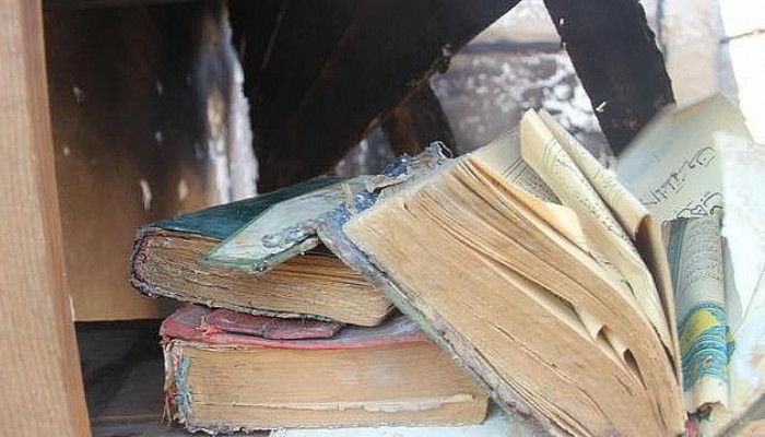 Yangında Her Şey Kül Oldu, Kur’an-ı Kerimler Sapasağlam Kaldı