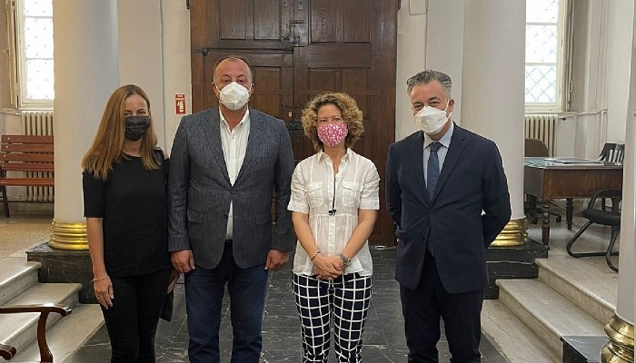 ÇTSO Başkanı Selçuk Semizoğlu Yunanistan İstanbul Başkonsolosu Georgina Soultanapoulou’yu Makamında Ziyaret Etti