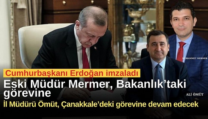 Eski Müdür Mermer'in kadro yeri değişti