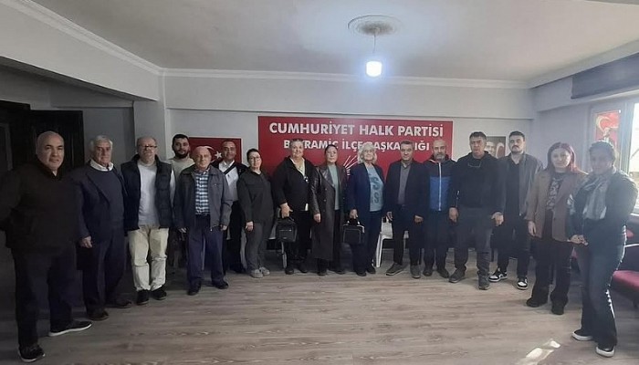 CHP Eceabat İlçe Yönetimi’nden Bayramiç İlçe Başkanlığına Ziyaret