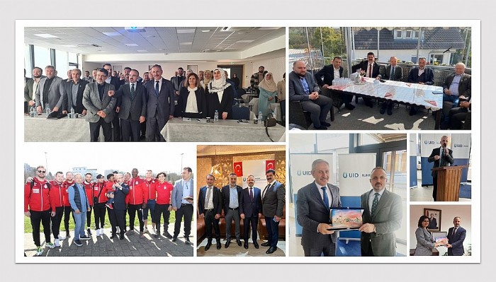 Başkan Turan Avrupa’da Birçok Programa Katıldı