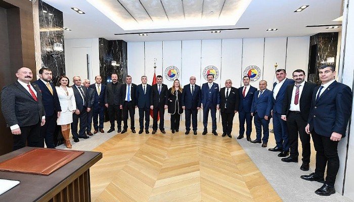 Çanakkale Ticaret Borsası’ndan Tobb Başkanı Hisarcıklıoğlu’na Ziyaret