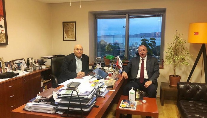ÇTSO YÖNETİM KURULU BAŞKANI TÜROB ÇANAKKALE TEMSİLCİLİĞİNİ ZİYARET ETTİ