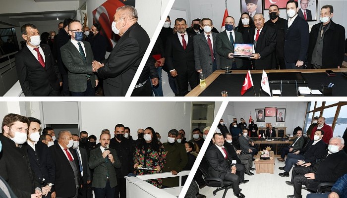 Bülent Turan, Çanakkale Roman Dernekleri Federasyonu’nun yeni yerinin açılış törenine katıldı.