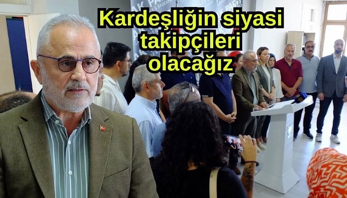 Biz ne yaptığımızı çok iyi biliyoruz. Hiç kimse korkmasın. Kimse tedirgin olmasın. Kimse endişeye kapılmasın. Kimsenin zihninde soru işareti oluşmasın.