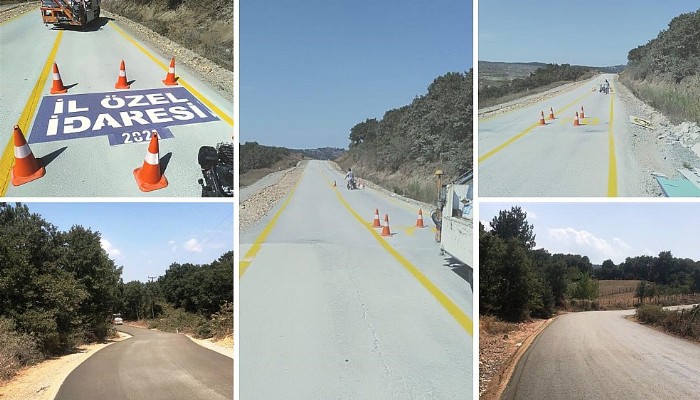 Bülent Turan, Çanakkale’de yapılan SSB (Silindirle Sıkıştırılmış Beton) Yol yapım işleri ile ilgili açıklamalarda bulundu.