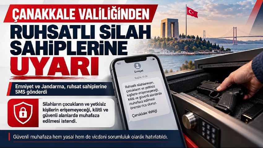 RUHSATLI SİLAH SAHİPLERİNE VALİLİKTEN ÖNEMLİ UYARI