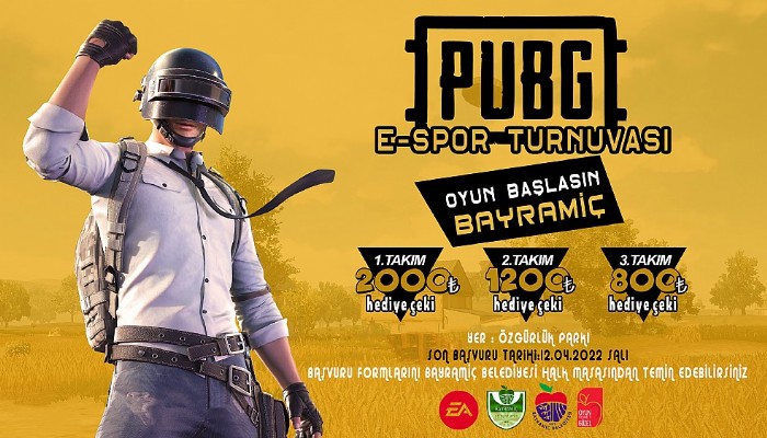 Bayramiç’te Pubg heyecanı