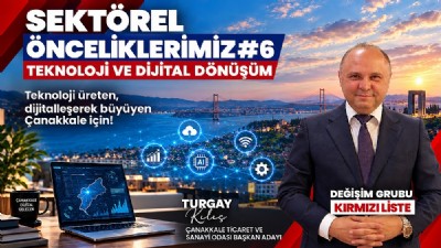 ÇTSO BAŞKAN ADAYI TURGAY KILIÇ’TAN ÇANAKKALE İÇİN TEKNOLOJİ VE DİJİTAL DÖNÜŞÜM HAMLESİ!