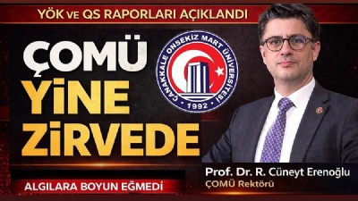 ÇOMÜ YİNE ZİRVEDE: ULUSAL VE ULUSLARARASI BAŞARILAR TESCİLLENDİ ALGILAR DEĞİL, RAKAMLAR KONUŞTU