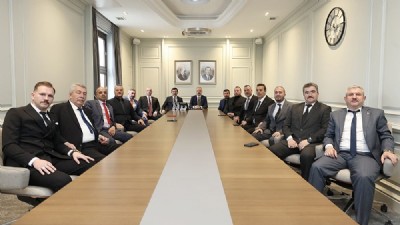 Mhp il ve İlçe Başkanları İçişleri Bakan Yardımcısı Bülent Turan ile bir araya geldi.