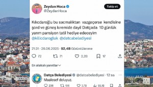 Datça Belediyesi “Maalesef Doluyuz” yanıtı verdi.