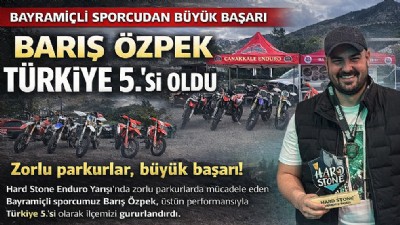 BAYRAMİÇLİ SPORCU BARIŞ ÖZPEK'DEN BÜYÜK BAŞARI!