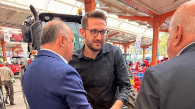 ÇTSO BAŞKAN ADAYI TURGAY KILIÇ, BAYRAMİÇ TARIM PANAYIRI’NA KATILDI