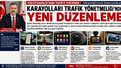 Karayolları Trafik Yönetmeliği Değişti: Telefon Tutucusu, Araç Kamerası ve Ses Sistemlerinde Yeni Düzenleme