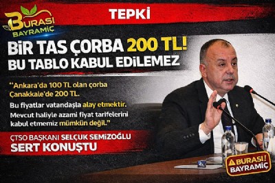 ÇTSO Başkanı Selçuk Semizoğlu “Susmayacağız, konuşacağız. Bu Meclis Çanakkale’nin sesi.”