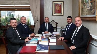MHP ÇANAKKALE İL BAŞKANI SALİH ALTINKAYA’DAN BÜLENT TURAN’A ZİYARET