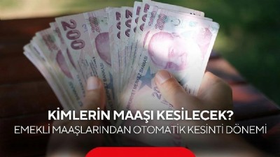 SGK'DAN EMEKLİ MAAŞLARINA KESİNTİ DÜZENLEMESİ! Borcu Olanlardan %10 Kesinti Yapılacak