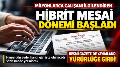 UZAKTAN ÇALIŞMADA YENİ DÖNEM: HANGİ GÜN EVDE, HANGİ GÜN İŞYERİNDE OLACAĞINIZ SÖZLEŞMEDE YAZACAK